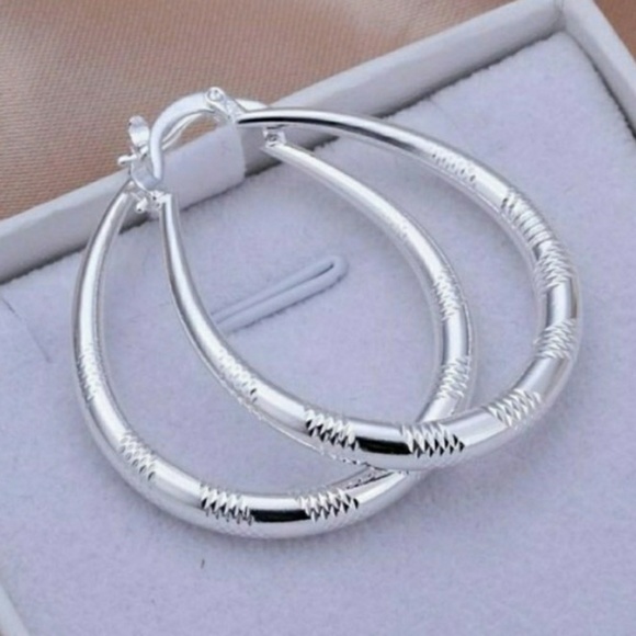 🎀 Beautiful 925 Hoop Earing - Picture 6 of 6